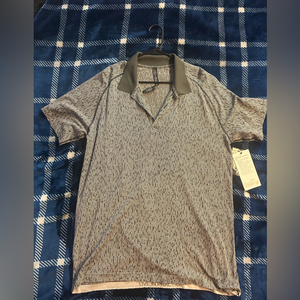 Lululemon mens metal vent polo XL new with tags